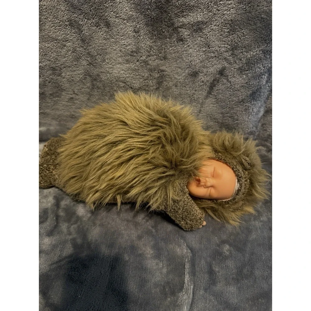1998 Anne Geddes Baby Doll Plush Hedgehog Outfit 16